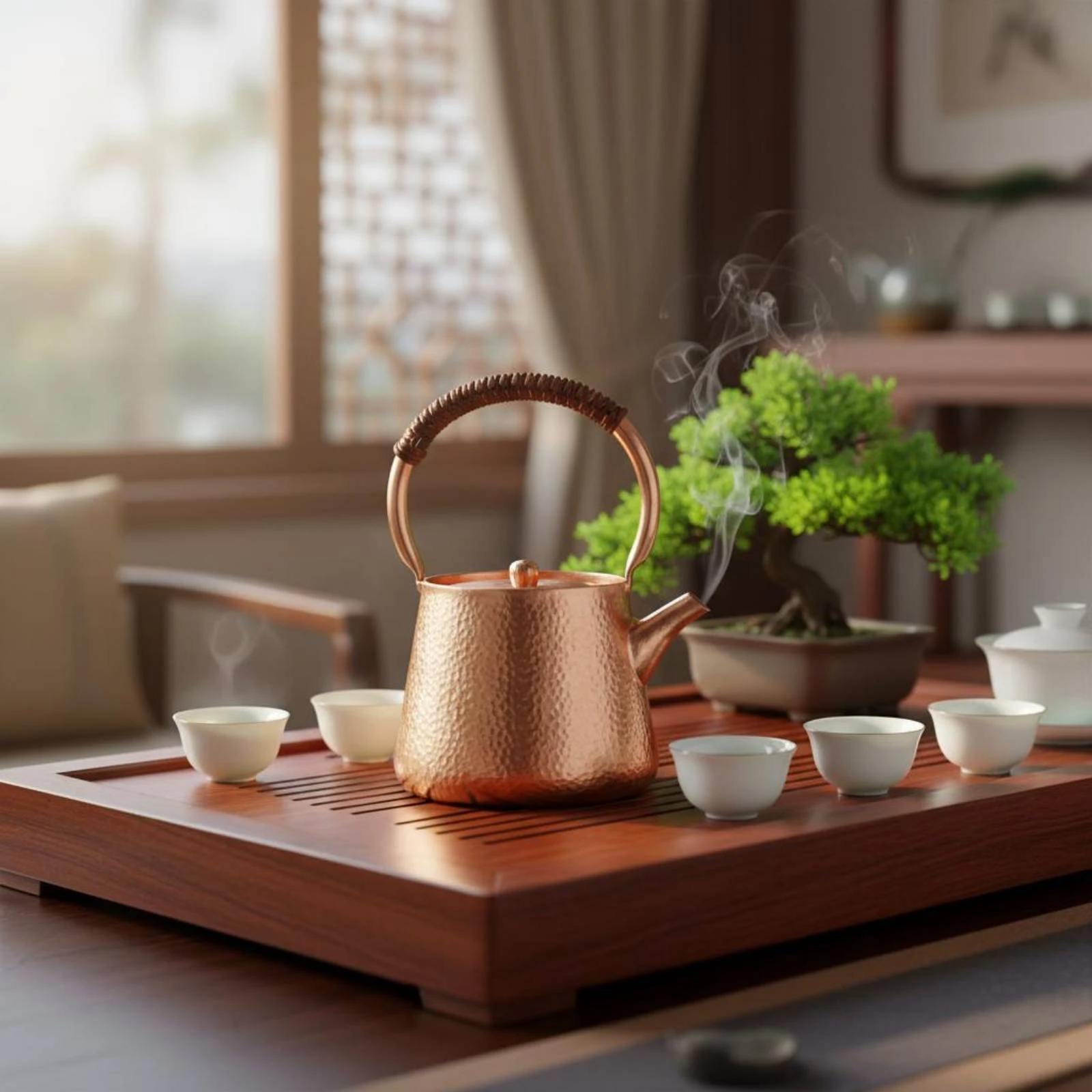 Copper Teapot Handmade Copper Tea Kettle Kitchenware Non Tableware Rust-Resistant for Boiling Water
Copper Teapot Handmade Copper Tea Kettle Kitchenware Non Tableware Rust-Resistant for Boiling Water