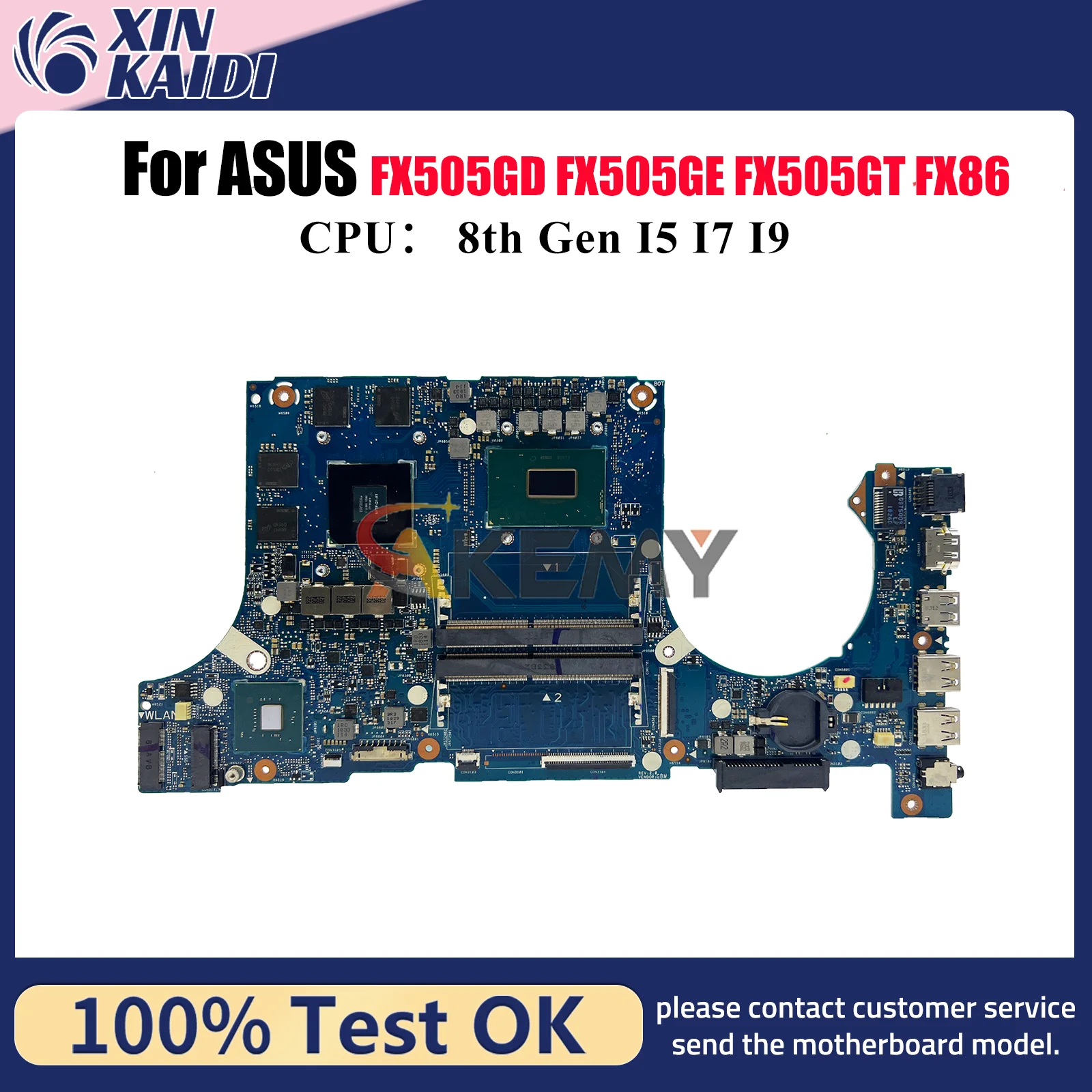 FX505GD Материнская плата для ноутбука ASUS TUF Gaming FX86FD FX505GD FX505GT FX86FE FX505 FX505GE Материнская плата для ноутбука с процессором I5 I7 I9
FX505GD Материнская плата для ноутбука ASUS TUF Gaming FX86FD FX505GD FX505GT FX86FE FX505 FX505GE Материнская плата для ноутбука с процессором I5 I7 I9