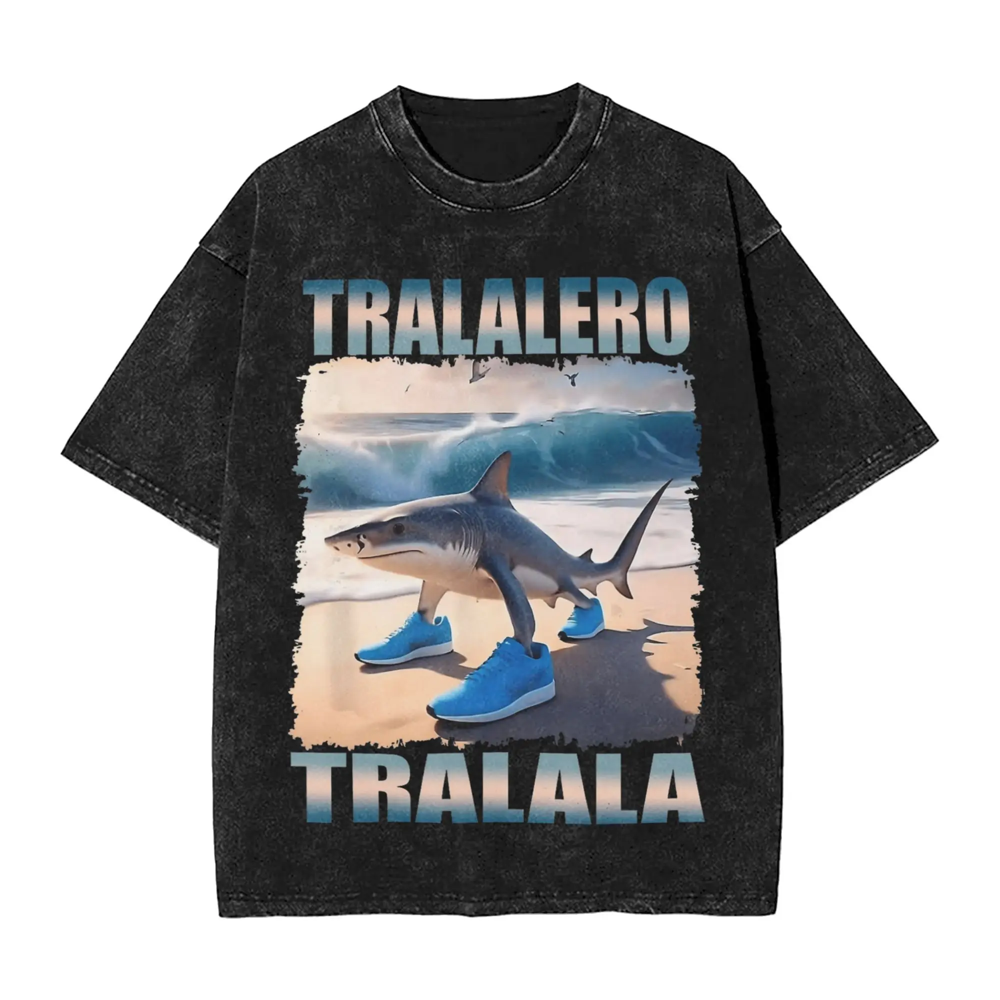 Рубашка в стиле Харадзюку, Tralalero Tralala, забавная акула, мем, винтажная футболка, уличная одежда в стиле Харадзюку, хлопковые летние топы, футболки
Рубашка в стиле Харадзюку, Tralalero Tralala, забавная акула, мем, винтажная футболка, уличная одежда в стиле Харадзюку, хлопковые летние топы, футболки