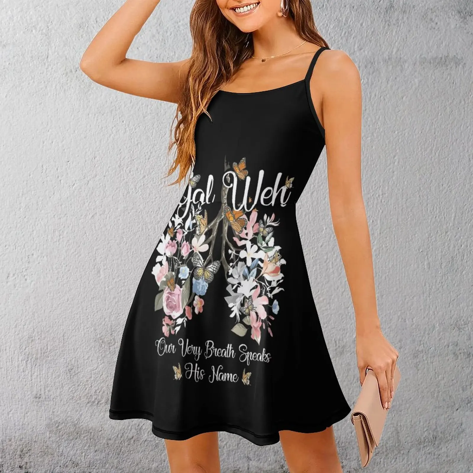 Butterfly Floral Elegance Women's Sling Dress Graphic Cool Sexy Woman's Clothing Funny Vintage Parties Strappy Dress
Butterfly Floral Elegance Women's Sling Dress Graphic Cool Sexy Woman's Clothing Funny Vintage Parties Strappy Dress