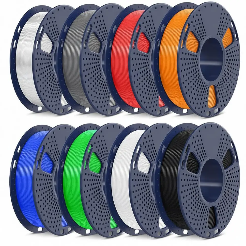 1.75mm Multicolor PLA Filament Bundle, Neatly Wound, 250g Spool, 8 Rolls, Assorted Colors
1.75mm Multicolor PLA Filament Bundle, Neatly Wound, 250g Spool, 8 Rolls, Assorted Colors