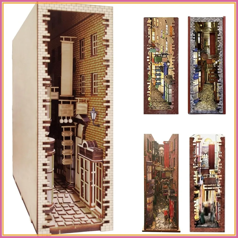 LED Book Nook Kit for Adults - 3D Wooden Puzzle Bookshelf Insert Decor Craft Gift (Standard Edition)
LED Book Nook Kit for Adults - 3D Wooden Puzzle Bookshelf Insert Decor Craft Gift (Standard Edition)