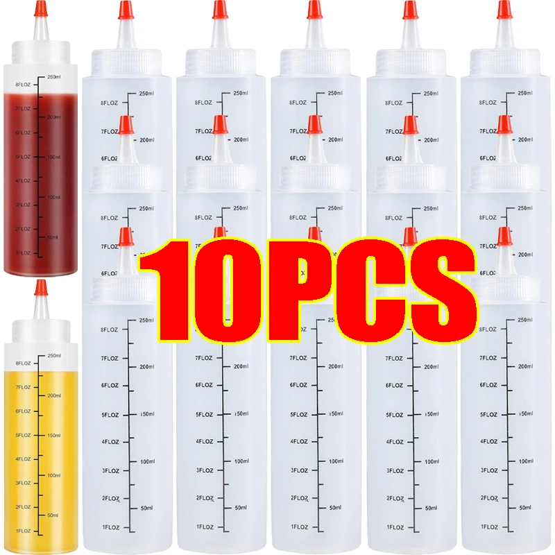120/250/450ml Plastic Scale Squeeze Bottle Needle-nosed Leak-proof Condiment Bottles Kitchen Ketchup BBQ Salad Sauce Container
120/250/450ml Plastic Scale Squeeze Bottle Needle-nosed Leak-proof Condiment Bottles Kitchen Ketchup BBQ Salad Sauce Container