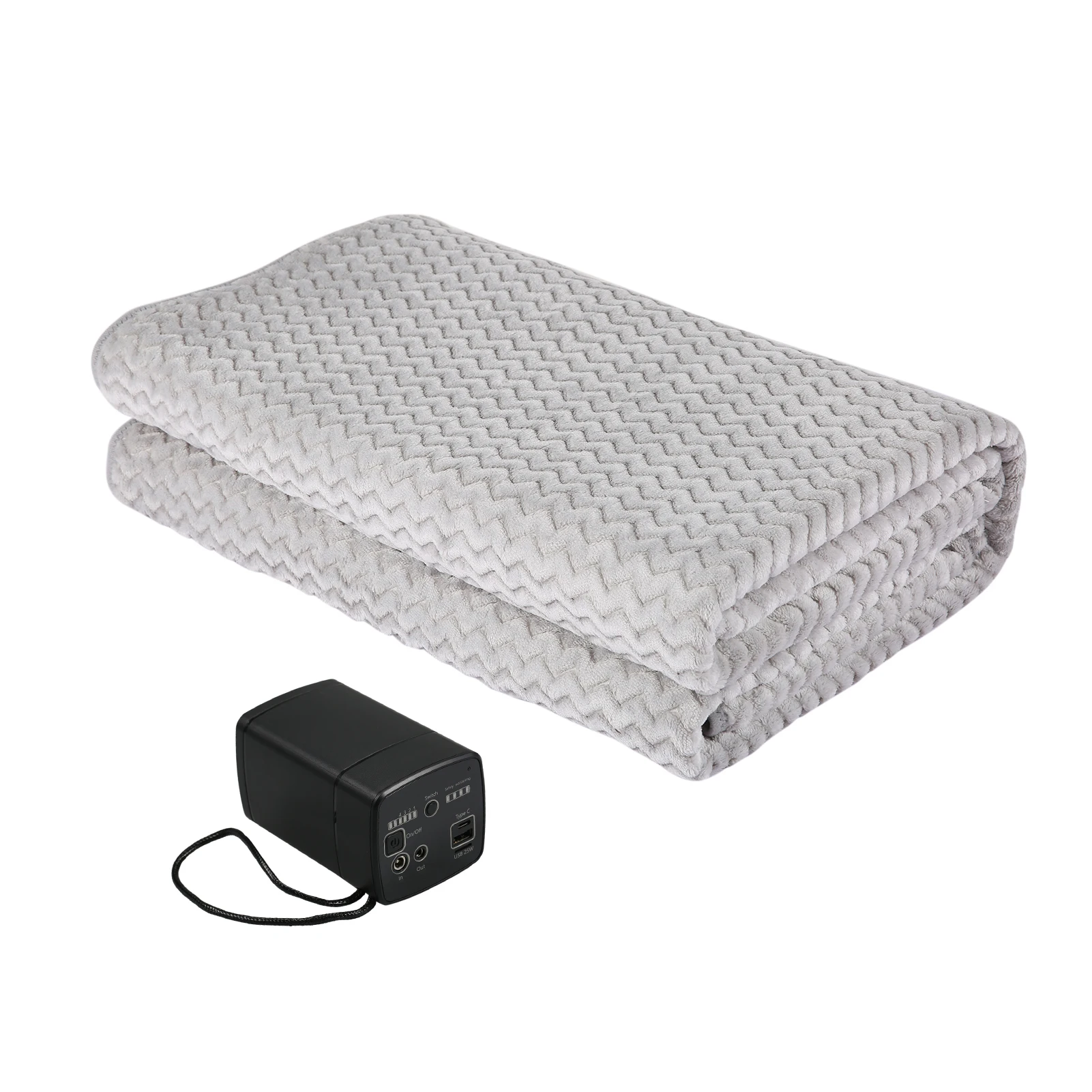 150*100cm Flannel Car Electric Blanket Pad Heating Bed Mat Body Warmer Sleep Detection USB TYPE C Port Phone PC Charging 24V
150*100cm Flannel Car Electric Blanket Pad Heating Bed Mat Body Warmer Sleep Detection USB TYPE C Port Phone PC Charging 24V