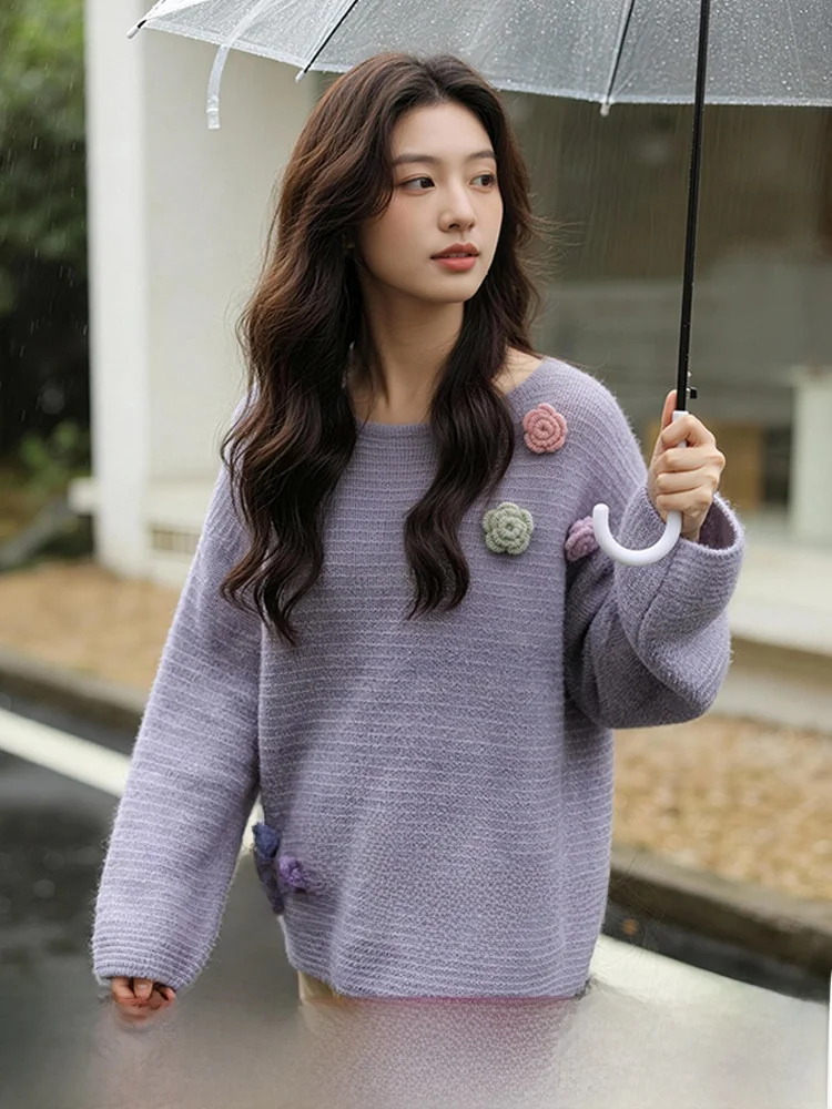 Свитер женский крупного размера с милым дизайном, вязаный, с 3D цветочным узором, зимний, новый, повседневный, из полиэфирного волокна, длинный...
Свитер женский крупного размера с милым дизайном, вязаный, с 3D цветочным узором, зимний, новый, повседневный, из полиэфирного волокна, длинный...