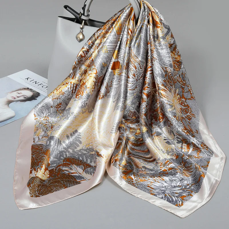 Small Silk Scarf for Women, Large Square Scarf, Gauze Scarf for Spring, Autumn, and Winter, Paired with a Shirt, for Middle-Aged Mothers, Square 90×90 Thin Scarf
Small Silk Scarf for Women, Large Square Scarf, Gauze Scarf for Spring, Autumn, and Winter, Paired with a Shirt, for Middle-Aged Mothers, Square 90×90 Thin Scarf