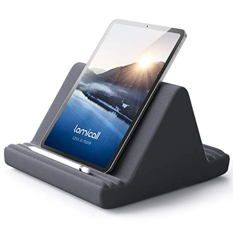 Tablet Pillow Stand Pillow Soft Pad for Lap - Tablet Holder Dock for Bed with 6 Viewing Angles Great Gifts for 4-13 Tablets Lik
Tablet Pillow Stand Pillow Soft Pad for Lap - Tablet Holder Dock for Bed with 6 Viewing Angles Great Gifts for 4-13 Tablets Lik