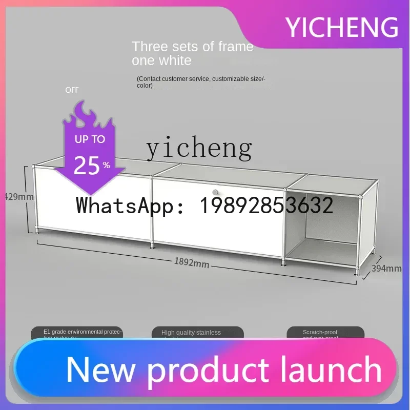 LYY Display Stand Stainless Steel Assembled Assembly Cabinet Household Living Room Storage Cabinet
LYY Display Stand Stainless Steel Assembled Assembly Cabinet Household Living Room Storage Cabinet