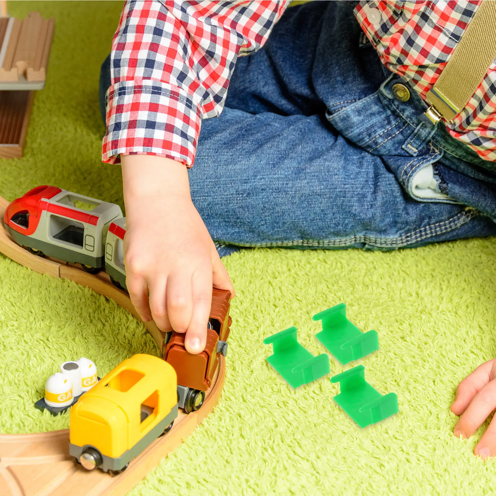 10Pcs Train Track Fixers Plastic Secure Clip Connectors Easy Install Rail Expansion Accessories for Kids Creative Scenes
10Pcs Train Track Fixers Plastic Secure Clip Connectors Easy Install Rail Expansion Accessories for Kids Creative Scenes