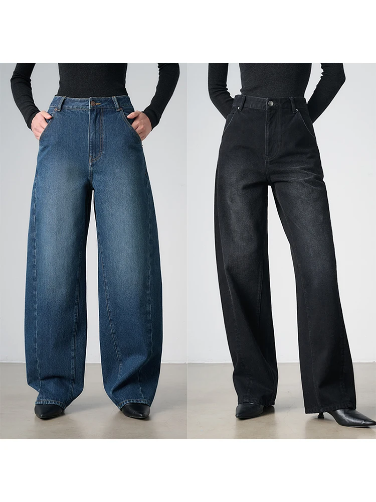 Классические свободные джинсы Ayuko, женские повседневные дизайнерские джинсы-морковки, нейтральные джинсы, чистый цвет, весна, лето, осень, зима
Классические свободные джинсы Ayuko, женские повседневные дизайнерские джинсы-морковки, нейтральные джинсы, чистый цвет, весна, лето, осень, зима