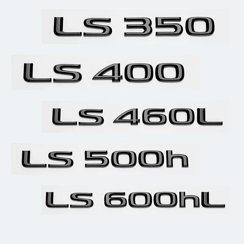 New ABS 3D Letters Car Trunk Logo Sticker For Lexus LS Series LS350 LS400 LS460 LS460L LS500 LS500h LS600hL Emblem
New ABS 3D Letters Car Trunk Logo Sticker For Lexus LS Series LS350 LS400 LS460 LS460L LS500 LS500h LS600hL Emblem