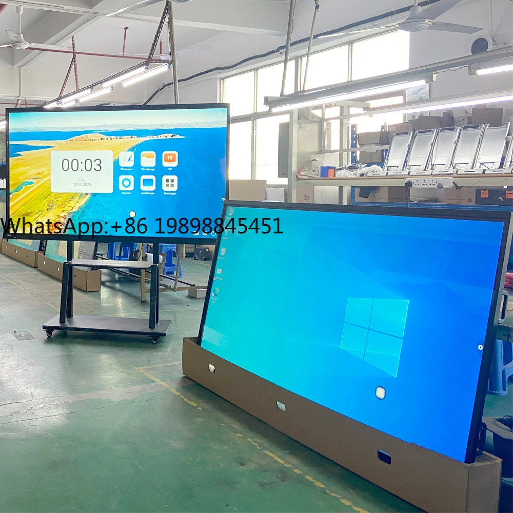 55 65 75 85 86 98 Inch LCD 2K 4K IR Touch Screen Interactive Smart Digital Whiteboard Display for Education Classroom Conference
55 65 75 85 86 98 Inch LCD 2K 4K IR Touch Screen Interactive Smart Digital Whiteboard Display for Education Classroom Conference