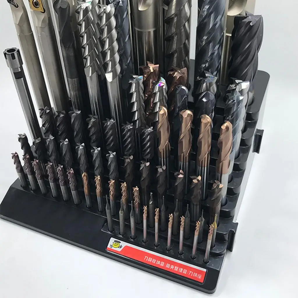 85 Holes Drill Bit Organizer Case Black ABS Plastic Milling Cutter Storage Box for Home Electric Drill Tools
85 Holes Drill Bit Organizer Case Black ABS Plastic Milling Cutter Storage Box for Home Electric Drill Tools