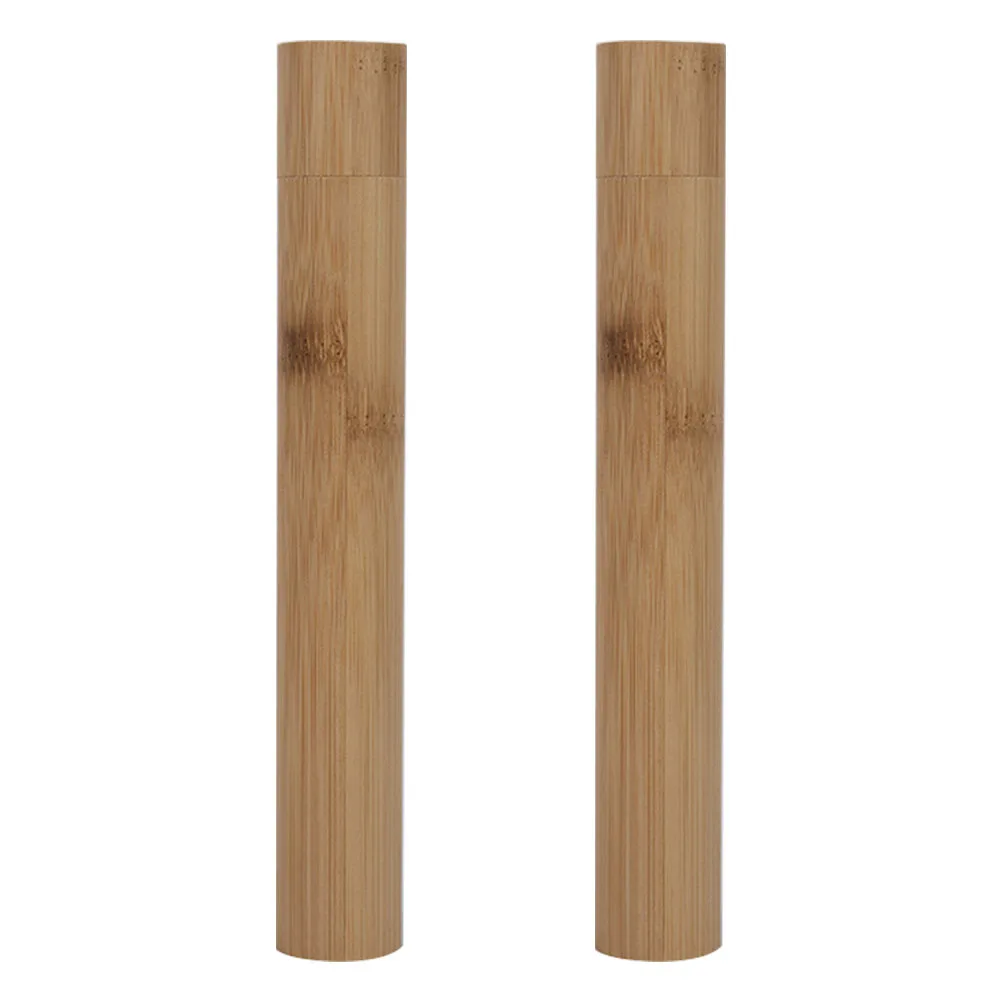 2pcs Box Portable Bamboo Containers for Travel Electric Toothbrush Cover Storage Case Holders Small Size Outdoor Use Toothbrush
2pcs Box Portable Bamboo Containers for Travel Electric Toothbrush Cover Storage Case Holders Small Size Outdoor Use Toothbrush