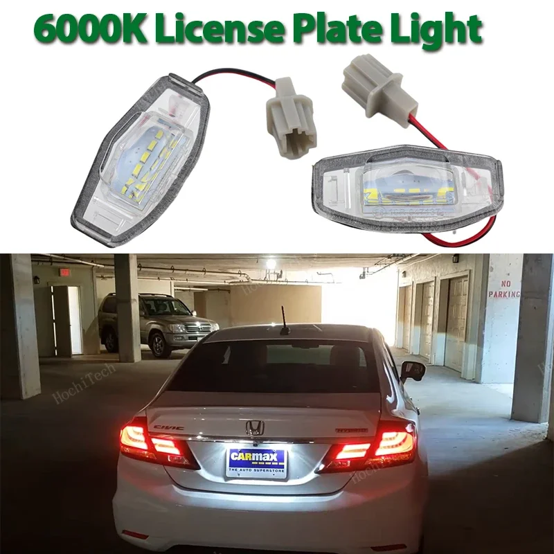 For Acura MDX RL TL TSX ILX for Honda Civic Accord Odyssey 2Pcs DC12V Car LED License Number Plate Light Lamp LED White Light
For Acura MDX RL TL TSX ILX for Honda Civic Accord Odyssey 2Pcs DC12V Car LED License Number Plate Light Lamp LED White Light