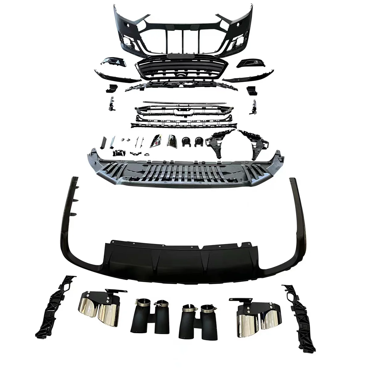 New Product!Body Kit for A8 D5 2019-2022 Modified S8 Model Bodykit with Bumper Assembly Rear Lip
New Product!Body Kit for A8 D5 2019-2022 Modified S8 Model Bodykit with Bumper Assembly Rear Lip