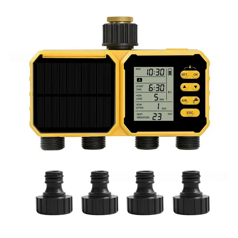 Контроллер автоматического полива JABS-Solar: Уличный таймер для полива сада (имперская система)
Контроллер автоматического полива JABS-Solar: Уличный таймер для полива сада (имперская система)