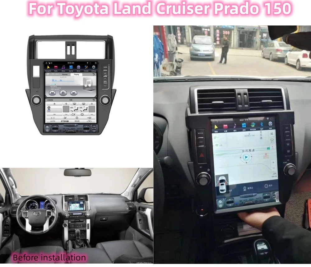 128G Tesla для Toyota Land Cruiser Prado 150 2010 - 2017 Android автомобильное радио Strero, автомобильный GPS-навигатор, головное устройство 4G Carplay 12,1"
128G Tesla для Toyota Land Cruiser Prado 150 2010 - 2017 Android автомобильное радио Strero, автомобильный GPS-навигатор, головное устройство 4G Carplay 12,1"