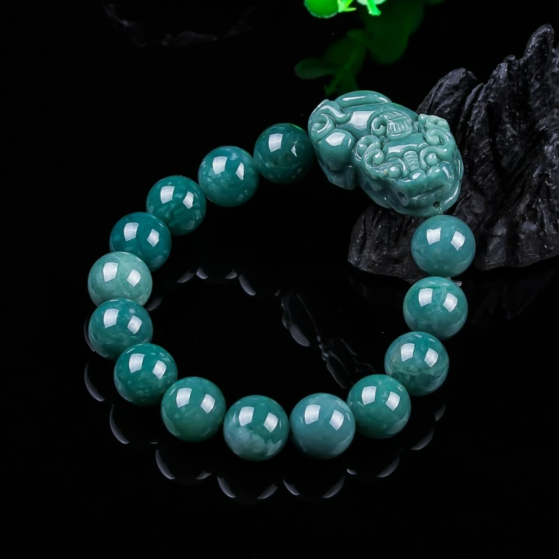 Natural A-grade Blue Water Jadeite Ruyi Pixiu Bracelet Ice Jade Men and Women High-end Bangle Fine Jewelry Accessories Gifts
Natural A-grade Blue Water Jadeite Ruyi Pixiu Bracelet Ice Jade Men and Women High-end Bangle Fine Jewelry Accessories Gifts