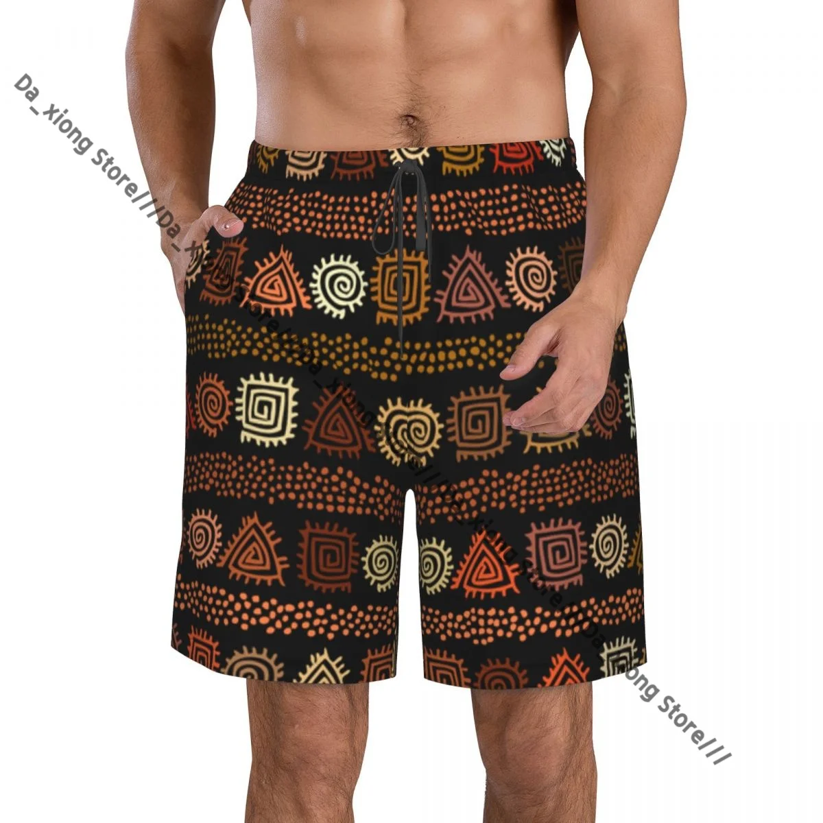 Mens Swimwear Swim Short Trunk Ethnic Boho African Tribal Print Beach Board Shorts Swimming Surffing shorts
Mens Swimwear Swim Short Trunk Ethnic Boho African Tribal Print Beach Board Shorts Swimming Surffing shorts