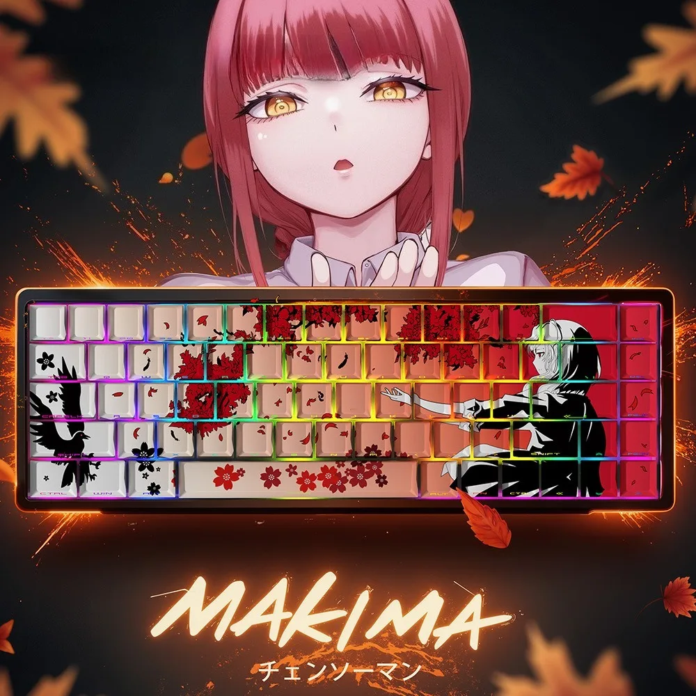 129 Keys RGB Gradient Mechanical keyboard Keycaps PBT Customizable Cherry Profile for Anime Lovers Desktop Decor
129 Keys RGB Gradient Mechanical keyboard Keycaps PBT Customizable Cherry Profile for Anime Lovers Desktop Decor