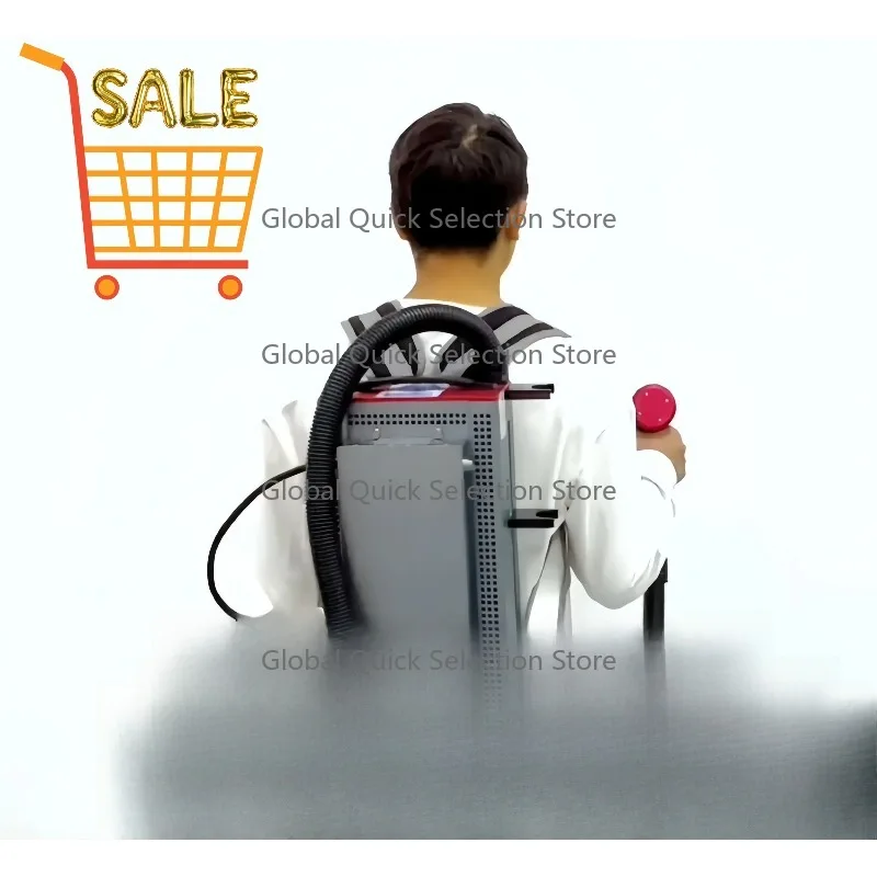 2025 Portab-le Pulse Fiber Laser Cleaner Lazer Clean System Metal Rust Paint Clean Lightweight Backpack Accessory