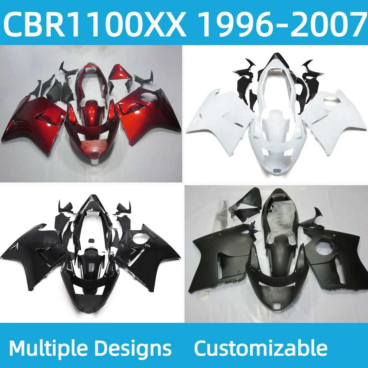 Набор обтекателей для CBR1100XX 1996-2003 2004 2005 2006 2007, аксессуары для мотоциклов, полный комплект обтекателей, панельный комплект CBR 1100XX
Набор обтекателей для CBR1100XX 1996-2003 2004 2005 2006 2007, аксессуары для мотоциклов, полный комплект обтекателей, панельный комплект CBR 1100XX