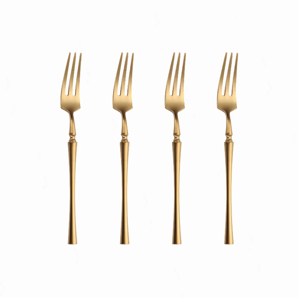 4Pcs Gold Tea Forks Kitchen Accessories Tableware Decoration Dessert Forks Creative Stainless Steel Forks Coffee Christmas Gifts
4Pcs Gold Tea Forks Kitchen Accessories Tableware Decoration Dessert Forks Creative Stainless Steel Forks Coffee Christmas Gifts