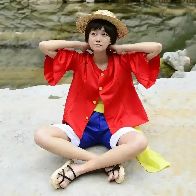 Halloween Anime M-Monkey D Luffy Full Set Cosplay Costume for Boys Carnival Outfits Children Straw Hat Coat Pants Belt Suit
Halloween Anime M-Monkey D Luffy Full Set Cosplay Costume for Boys Carnival Outfits Children Straw Hat Coat Pants Belt Suit