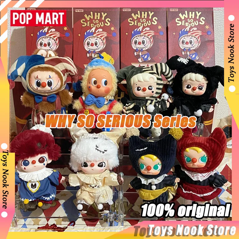 100% Original POP MART Clown WHY SO SERIOUS Series Blind Box Halloween Vinyl Doll Mystery Box Pendant Decr Collectible Toy Gift
100% Original POP MART Clown WHY SO SERIOUS Series Blind Box Halloween Vinyl Doll Mystery Box Pendant Decr Collectible Toy Gift