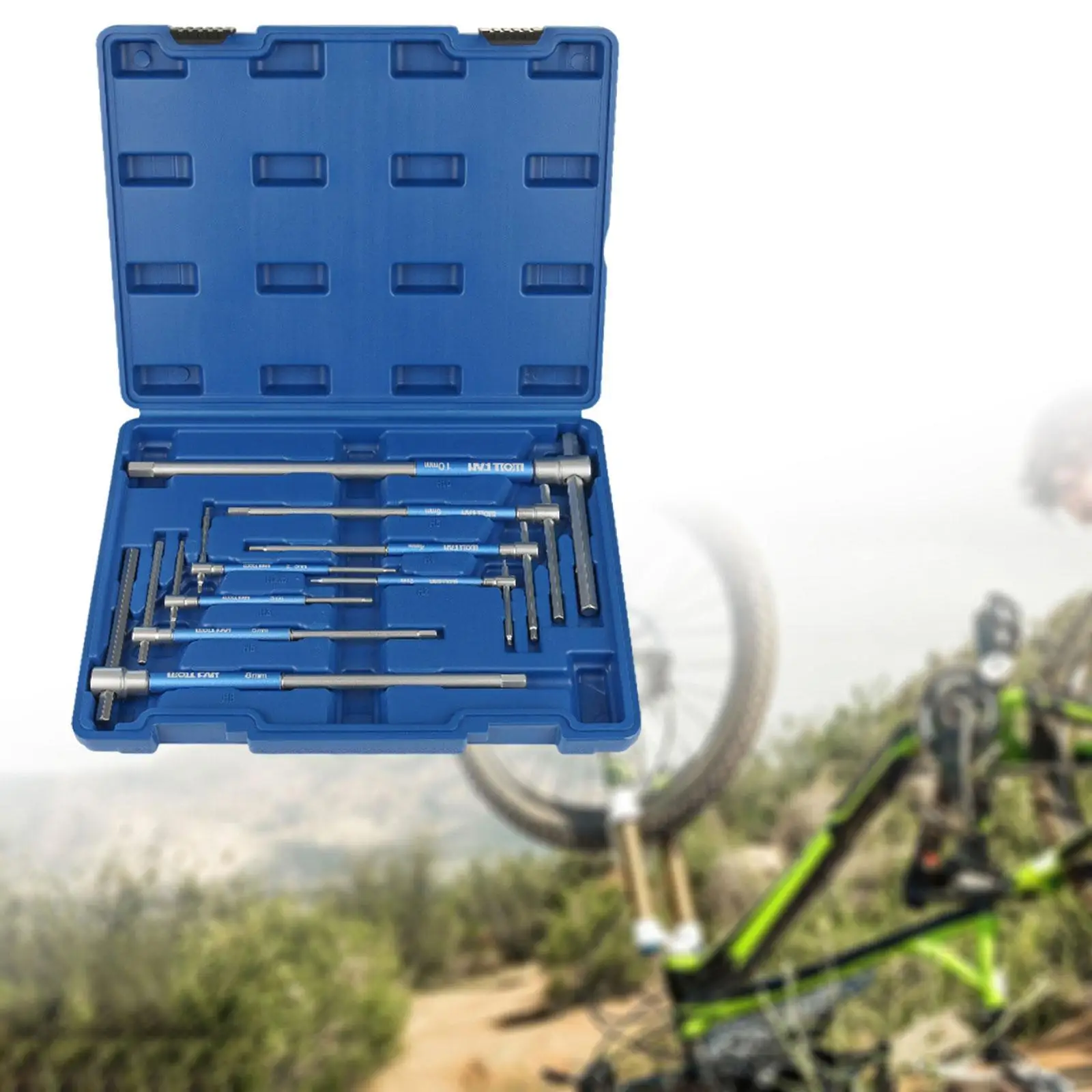 T Handle Hex Wrench Bike Repair Tool Versatile Convenient Portable Supplies 2/2.5/3/4/5/6/8/10mm AntiSlip Hand Tool Allen Key
T Handle Hex Wrench Bike Repair Tool Versatile Convenient Portable Supplies 2/2.5/3/4/5/6/8/10mm AntiSlip Hand Tool Allen Key