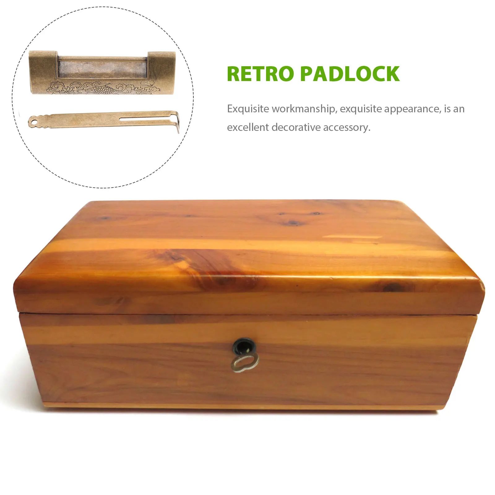1 set 1 Set Retro Chinese Lock Vintage Engraved Padlock For Wooden Box Jewelry Cabinet Drawer Door Hardware Furniture
1 set 1 Set Retro Chinese Lock Vintage Engraved Padlock For Wooden Box Jewelry Cabinet Drawer Door Hardware Furniture