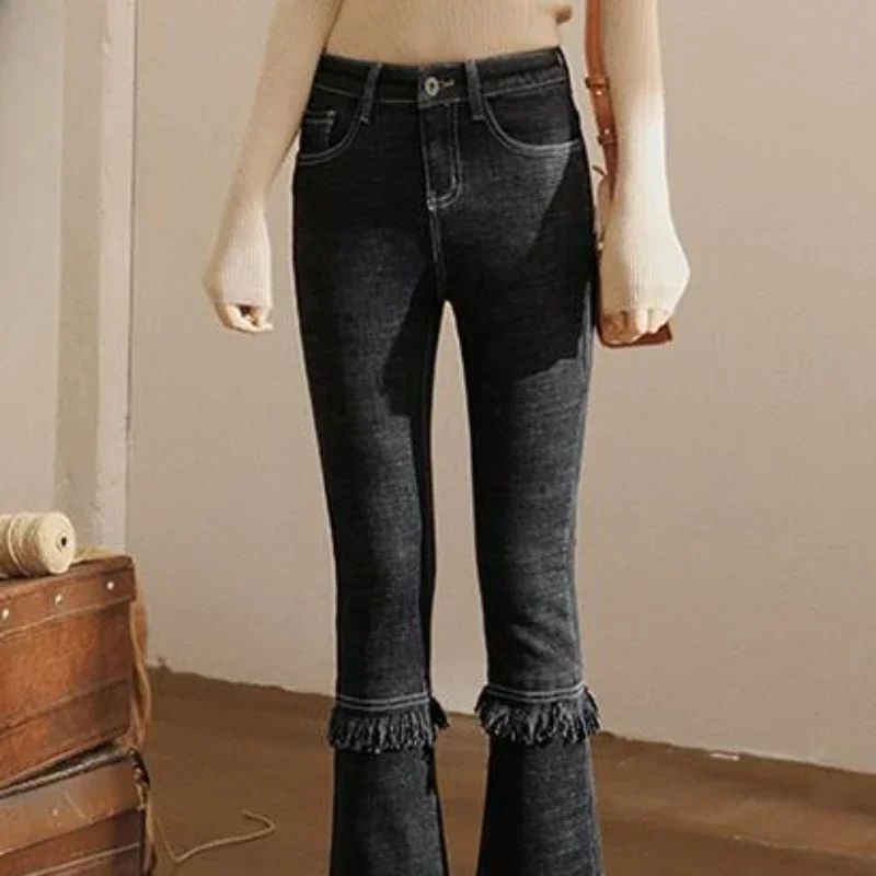 Women's Jeans High Waist Shot with Pockets Pants for Woman and Capris Pipe Trousers Cropped Streetwear Clothing Cool Stretched R
Women's Jeans High Waist Shot with Pockets Pants for Woman and Capris Pipe Trousers Cropped Streetwear Clothing Cool Stretched R