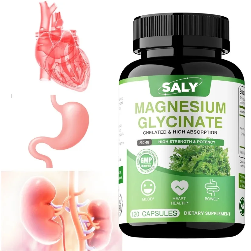 Magnesium Glycinate - For Muscle, Joint & Bone , For Metabolism, Helps With Sleep, Brain, Nervous System, Fatigue Relief
Magnesium Glycinate - For Muscle, Joint & Bone , For Metabolism, Helps With Sleep, Brain, Nervous System, Fatigue Relief