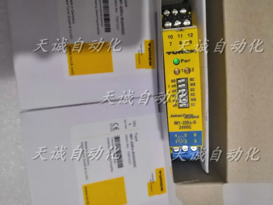 2025 New Original Turck Safety Barrier Relay TURCK IM1-22Ex-R/24VDC In Stock
2025 New Original Turck Safety Barrier Relay TURCK IM1-22Ex-R/24VDC In Stock