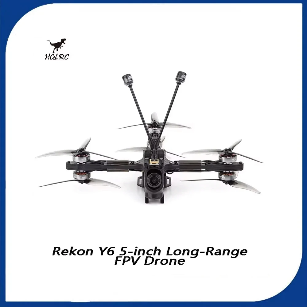 HGLRC Rekon Y6 5" FPV Long Range Drone - Analog/Moonlight/O3 SPECTER F722 40A 2004 1800KV 6S Quadcopter
HGLRC Rekon Y6 5" FPV Long Range Drone - Analog/Moonlight/O3 SPECTER F722 40A 2004 1800KV 6S Quadcopter
