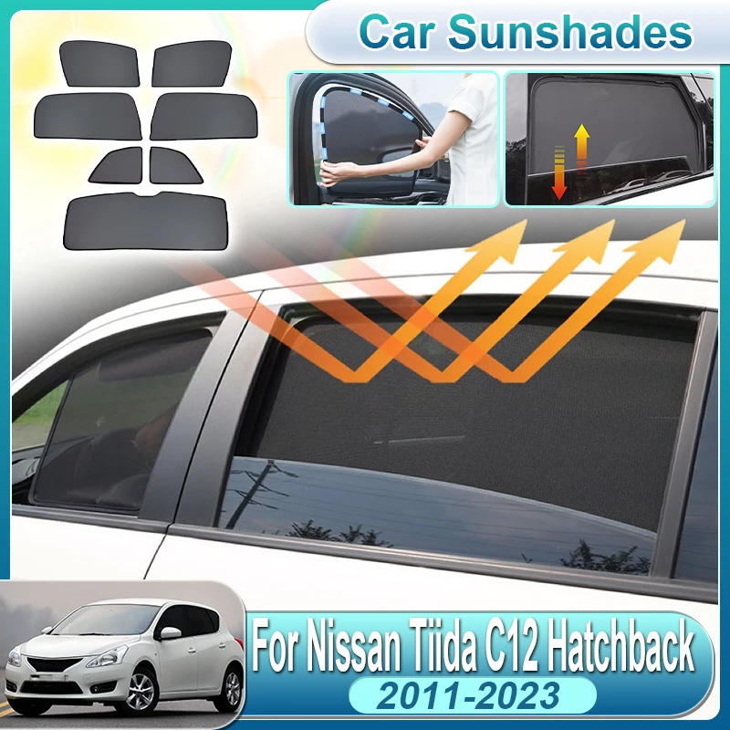 For Nissan Tiida C12 2011-2023 Hatchback Pulsar Car Window Sunshade Protection Mesh Front Windshield Sun Shield Auto Accessories
For Nissan Tiida C12 2011-2023 Hatchback Pulsar Car Window Sunshade Protection Mesh Front Windshield Sun Shield Auto Accessories
