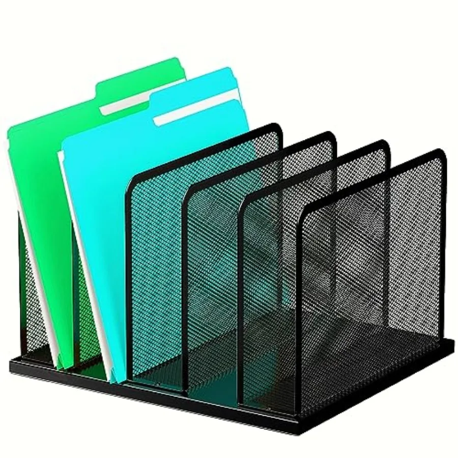 Desk File Organizer 5 Sections Upright Mesh Desktop Organizer File Sorter Office Organization File Holder for Home, Office and
Desk File Organizer 5 Sections Upright Mesh Desktop Organizer File Sorter Office Organization File Holder for Home, Office and