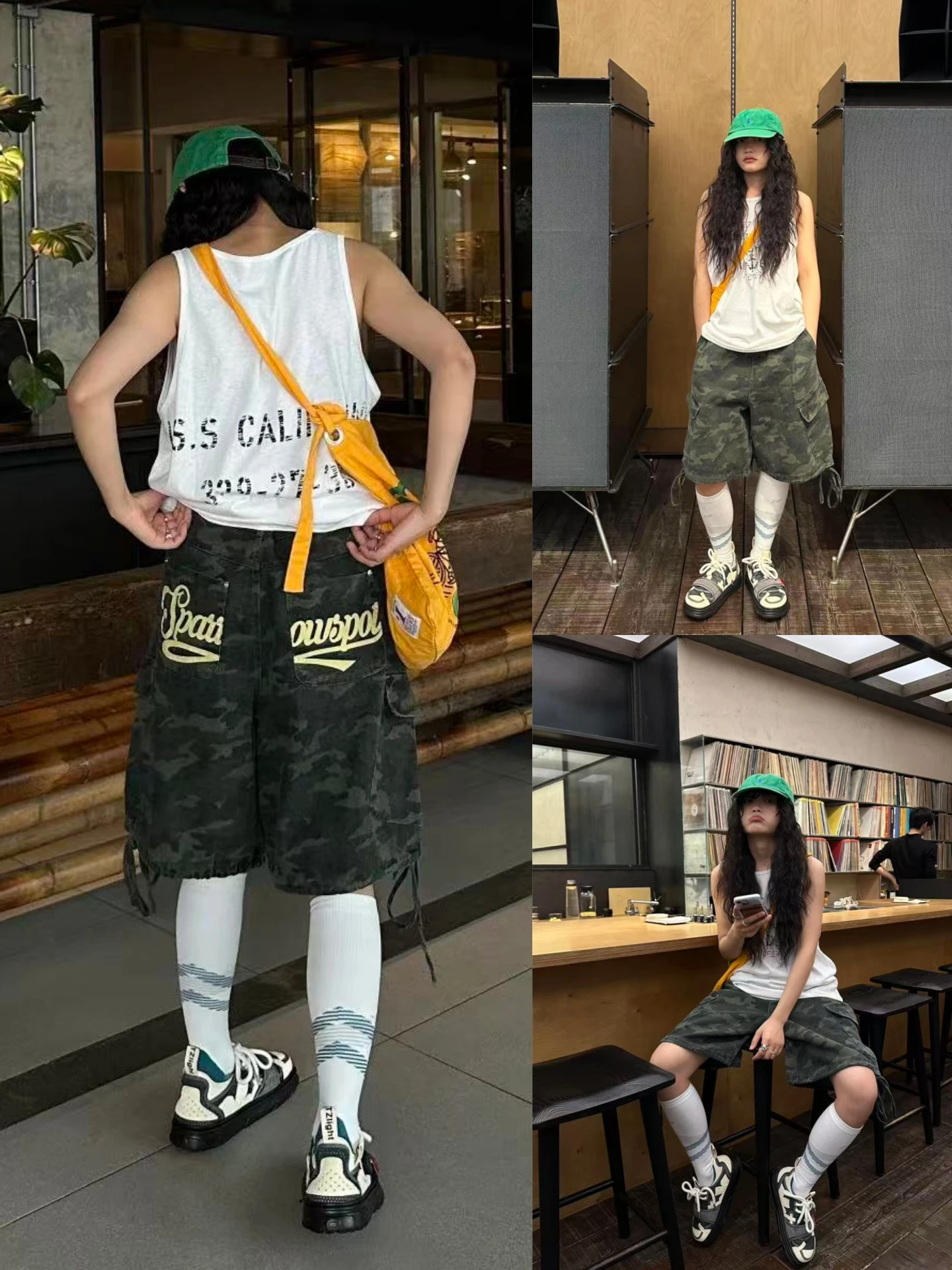 American Style Retro Print Camouflage Loose Casual Workwear Shorts Seven-Foot Pants Streetwear Summer High Waist Polyester Fiber
American Style Retro Print Camouflage Loose Casual Workwear Shorts Seven-Foot Pants Streetwear Summer High Waist Polyester Fiber
