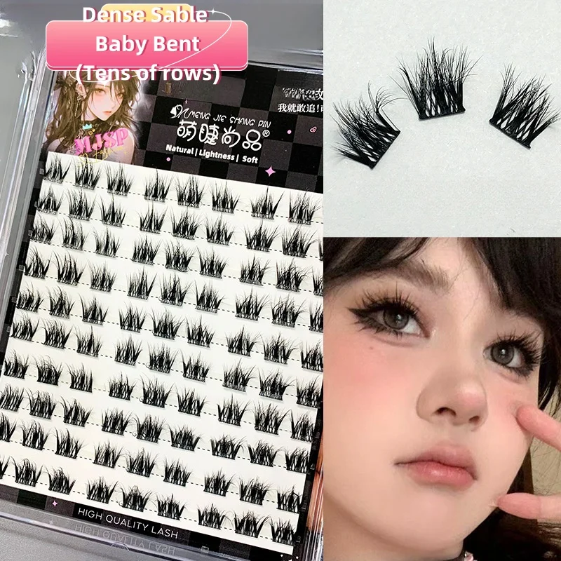 Thick Mink Hair Fluffy False Eyelashes Reusable Voluminous Natural Curling Dense DIY Manga Eyes Eyelashes Extension Beauty Tool
Thick Mink Hair Fluffy False Eyelashes Reusable Voluminous Natural Curling Dense DIY Manga Eyes Eyelashes Extension Beauty Tool