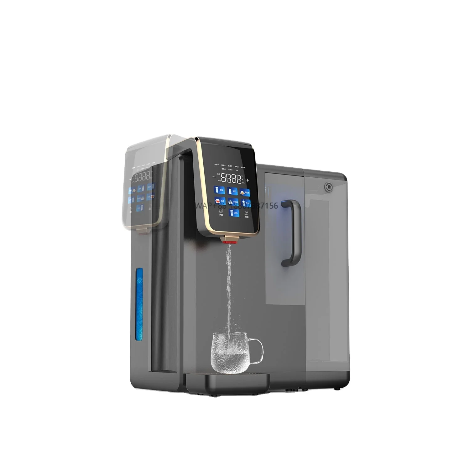 Hot Cold Hydrogen Water Dispenser Purifier Electric Power Source Plastic Housing for Hotels RVs with Temperature
Hot Cold Hydrogen Water Dispenser Purifier Electric Power Source Plastic Housing for Hotels RVs with Temperature