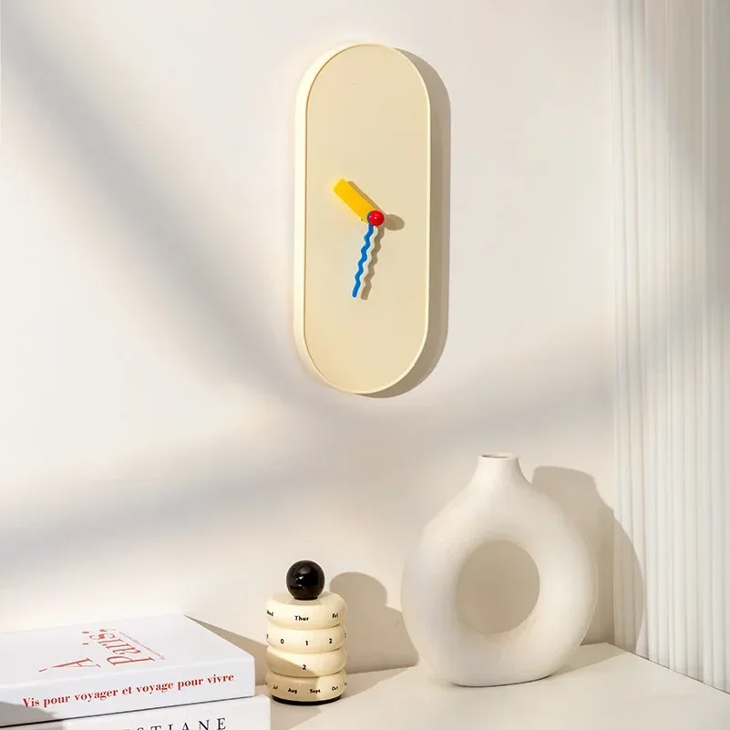 Home Decor Cream Style ABS Wall Clock Living Room Decoration Desktop Silent Wall Clock Vertical Clock
Home Decor Cream Style ABS Wall Clock Living Room Decoration Desktop Silent Wall Clock Vertical Clock
