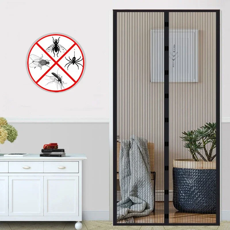 Anti Mosquito Curtains 1 Set Summer Anti Insect Fly Bug Net Automatic Closing Door Screen Kitchen Magnetic Ployester Fiber Mesh
Anti Mosquito Curtains 1 Set Summer Anti Insect Fly Bug Net Automatic Closing Door Screen Kitchen Magnetic Ployester Fiber Mesh
