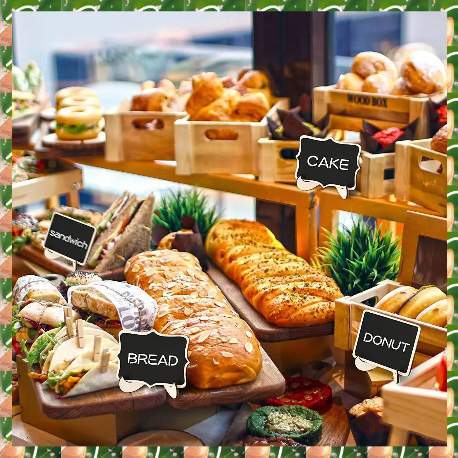 JAJA Mini Chalkboard Sign 20 Pack Food Labels For Party Buffet, Wooden Small Chalk Board Signs With Easel Stand For Food Tags
JAJA Mini Chalkboard Sign 20 Pack Food Labels For Party Buffet, Wooden Small Chalk Board Signs With Easel Stand For Food Tags
