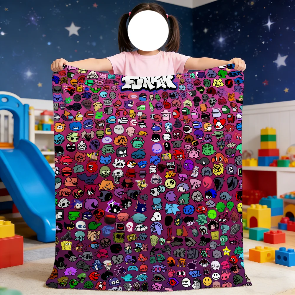 Blanket For Funkin Soft Throw Blanket FNF for Picnic Night Friday Bed Cool Sofa Game Home Bedroom Cozy Warm Comfortable
Blanket For Funkin Soft Throw Blanket FNF for Picnic Night Friday Bed Cool Sofa Game Home Bedroom Cozy Warm Comfortable