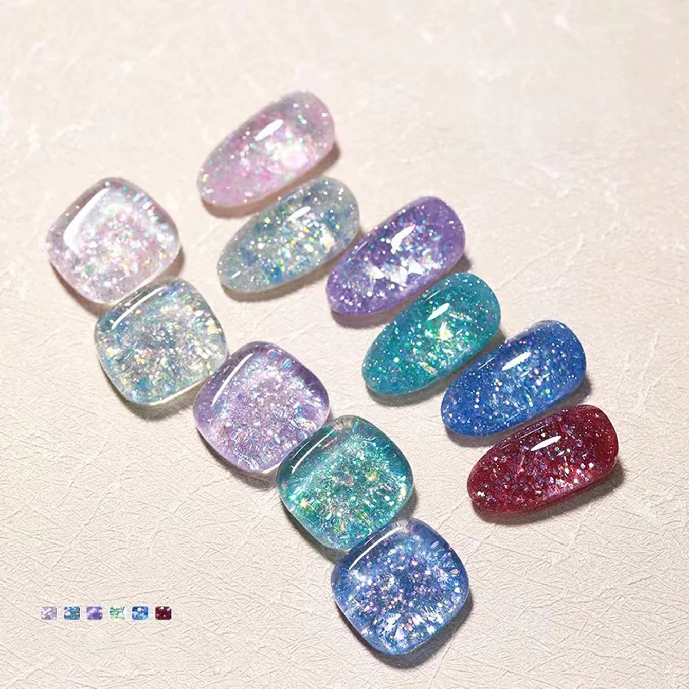 12ML Ocean Star Gel Polish Winter 2025 Trendy Skin-Brightening Shade Ultra-Sparkle Large Glitter Nail Art Winter Collection
12ML Ocean Star Gel Polish Winter 2025 Trendy Skin-Brightening Shade Ultra-Sparkle Large Glitter Nail Art Winter Collection