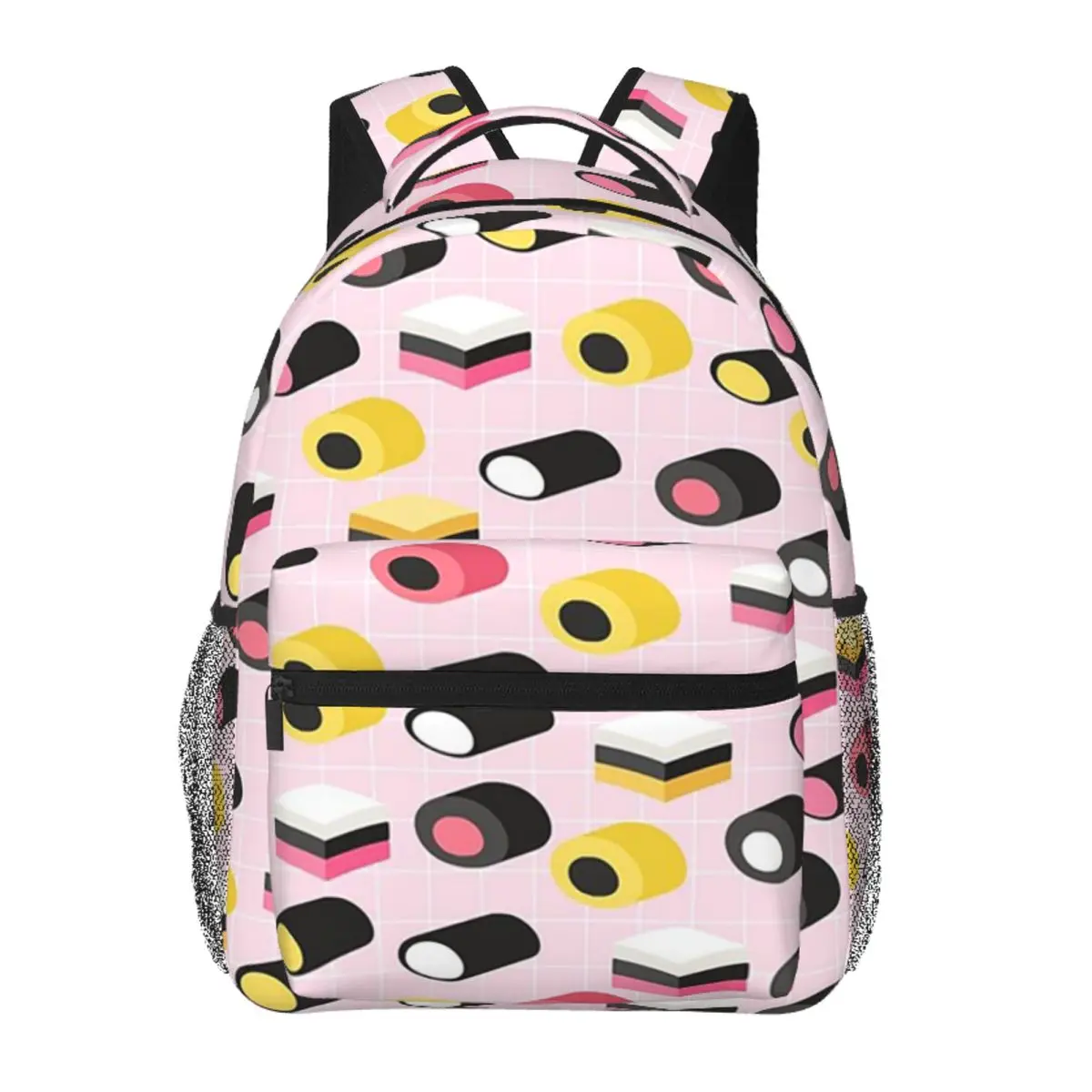 Cute Licorice Candy Backpack Student Boys Girls BookBag Children School Bag Laptop Shoulder Bags for Men Women
Cute Licorice Candy Backpack Student Boys Girls BookBag Children School Bag Laptop Shoulder Bags for Men Women