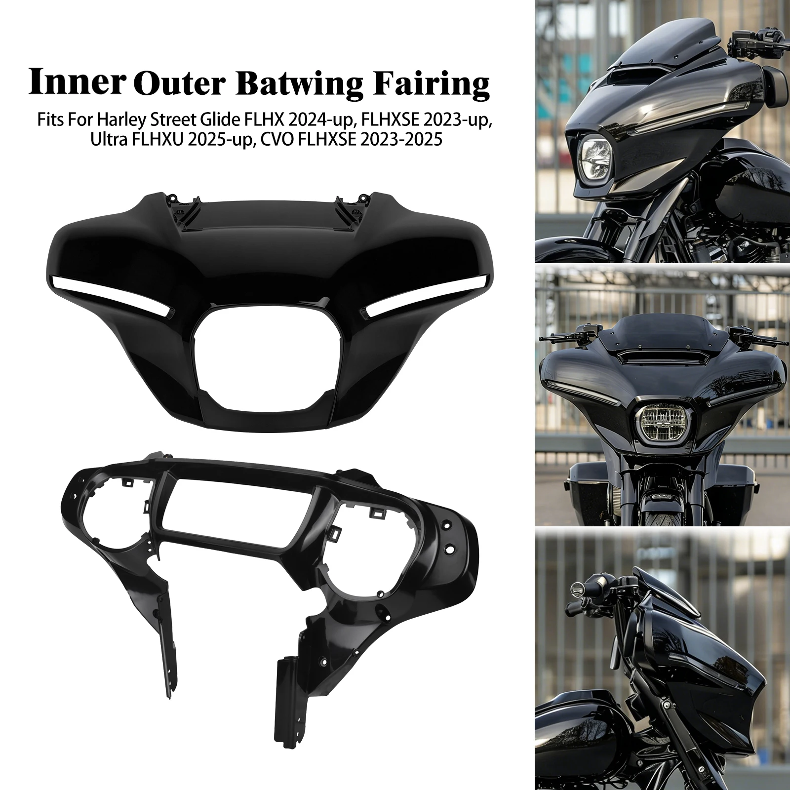 Motorcycle Front Outer Inner Fairing Cover Instrument Bracket Kit For Harley Touring FLHXSE 23-UP Street Glide FLHX 24-UP FLHXU
Motorcycle Front Outer Inner Fairing Cover Instrument Bracket Kit For Harley Touring FLHXSE 23-UP Street Glide FLHX 24-UP FLHXU