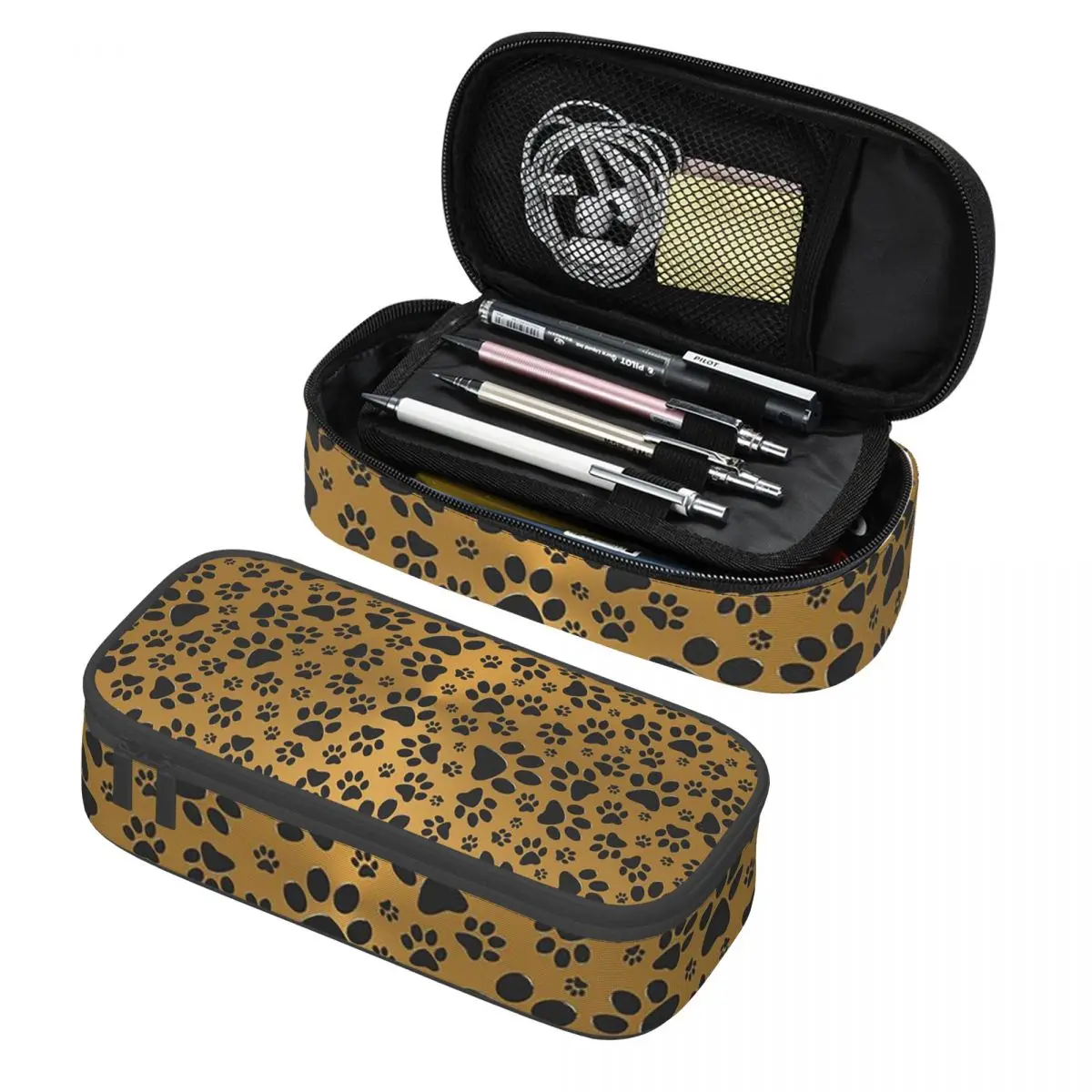 Cute Golden Gradient Pet Paw Pencil Case Pen Holder Storage Stationery Supplies Large Capacity Pen Box Pencil Bag for Students
Cute Golden Gradient Pet Paw Pencil Case Pen Holder Storage Stationery Supplies Large Capacity Pen Box Pencil Bag for Students
