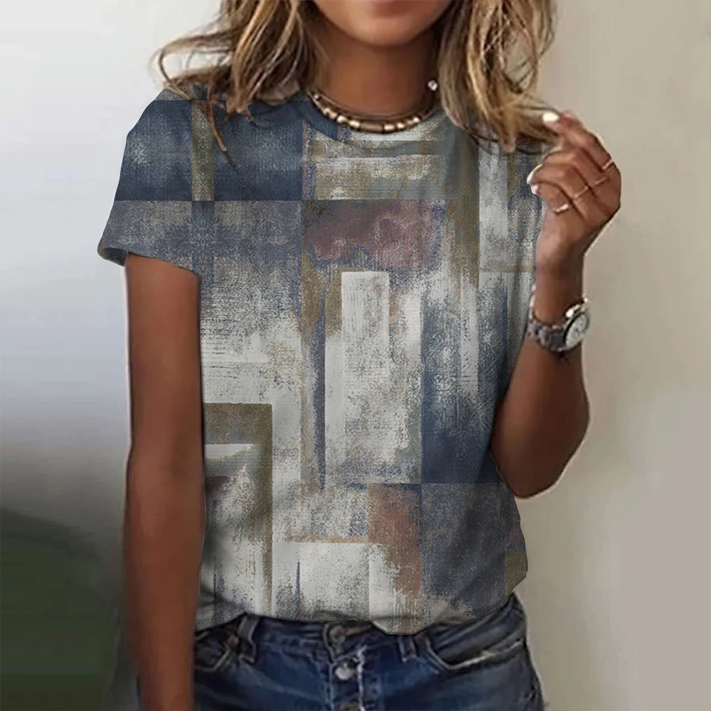Daily Women's T-Shirt Summer O-Neck T Shirt For Women Fashion Short Sleeve Casual T-Shirt 3d Print Women's Clothing
Daily Women's T-Shirt Summer O-Neck T Shirt For Women Fashion Short Sleeve Casual T-Shirt 3d Print Women's Clothing